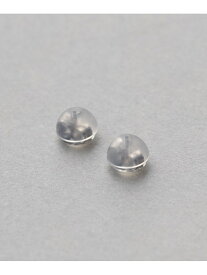 K18WG シリコンキャッチ ete エテ アクセサリー・腕時計 ピアス ホワイト[Rakuten Fashion]