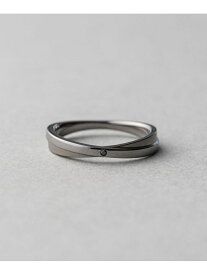 [シェア] ブラックダイヤモンド クロス リング ete エテ アクセサリー・腕時計 リング・指輪 ブラック【送料無料】[Rakuten Fashion]