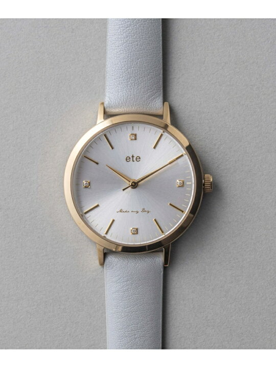 楽天市場】ボーイフレンドウォッチ ダイヤモンド*レザーベルト ete  