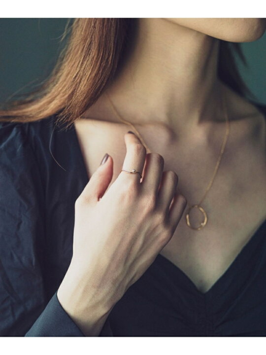 楽天市場】K18YG ドロー ダイヤモンド リング ete エテ アクセサリー  