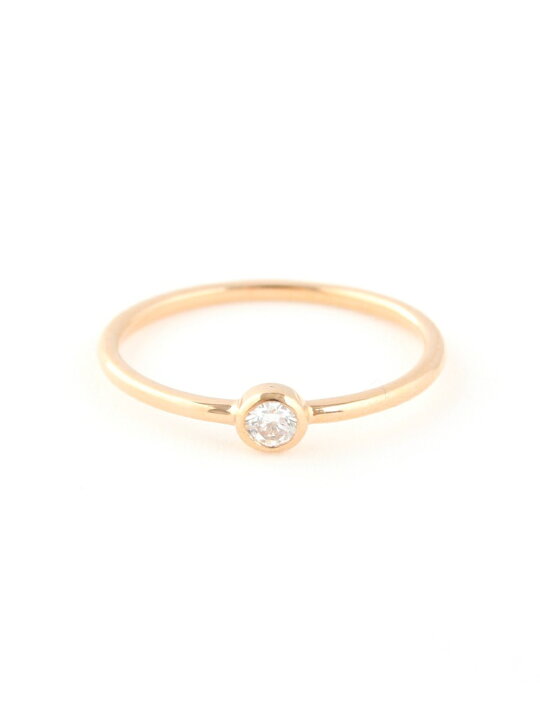✨エテ ete ダイヤモンドリング ブライト K18 10号 0.06ct 指輪 楽天 