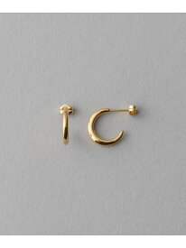 [ONLINE Limited] クレセントムーン ピアス ete エテ アクセサリー・腕時計 ピアス イエロー ゴールド【送料無料】[Rakuten Fashion]