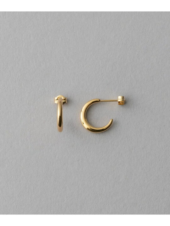 楽天市場】[ONLINE Limited] クレセントムーン ピアス ete エテ 