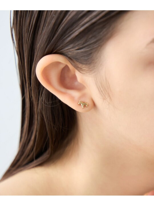 楽天市場】[ハッピーカムカム] ポニー ピアス ete エテ アクセサリー 