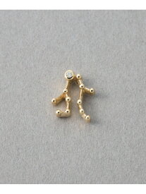 [ゾディアック] K10YG ダイヤモンド ピアス /ふたご座 ete エテ アクセサリー・腕時計 ピアス ゴールド【送料無料】[Rakuten Fashion]