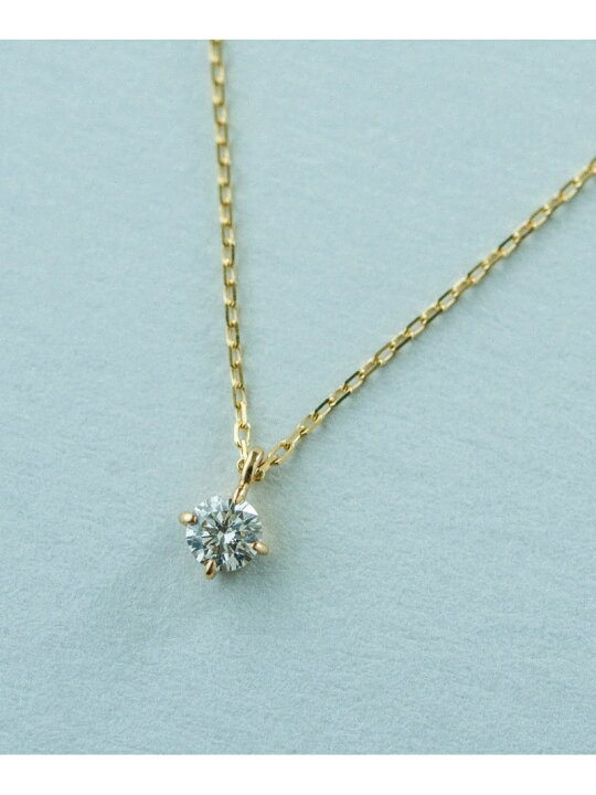 楽天市場】K18 ダイヤモンド 0.15ct ネックレス「ブライト」 ete エテ 