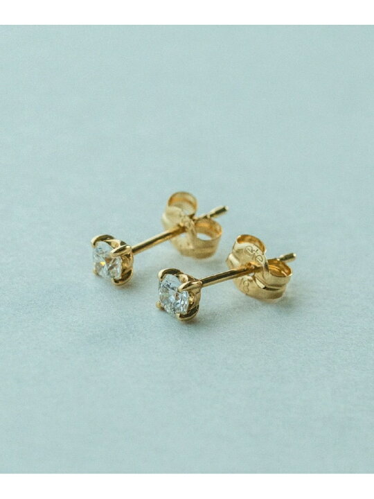 楽天市場】K18 ダイヤモンド 0.2ct ピアス「ブライト」 ete エテ  