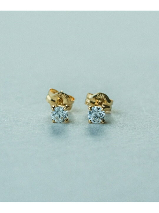 楽天市場】K18 ダイヤモンド 0.2ct ピアス「ブライト」 ete エテ 