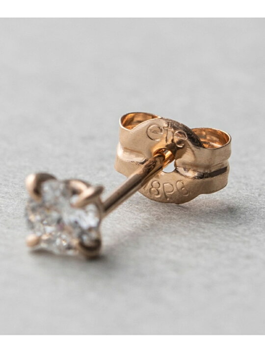 楽天市場】K18 ダイヤモンド 0.2ct ピアス「ブライト」 ete エテ 