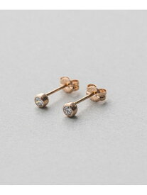 K18 ダイヤモンド 0.1ct ピアス「ブライト」 ete エテ アクセサリー・腕時計 ピアス ゴールド イエロー【送料無料】[Rakuten Fashion]
