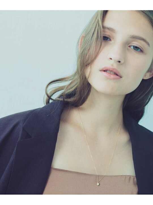 楽天市場】K18YG レイヤー ブラウンダイヤモンド セミロング  