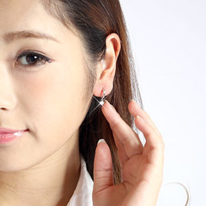 楽天市場】【P10倍 500円OFFクーポン】ピアス 18k 揺れる ダイヤモンド 