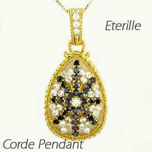 ダイヤモンド ネックレス 18k ペンダント レディース アンティーク ミル なわ ペアシェイプ しずく ゴージャス ゴールド k18 18金 オータムセール