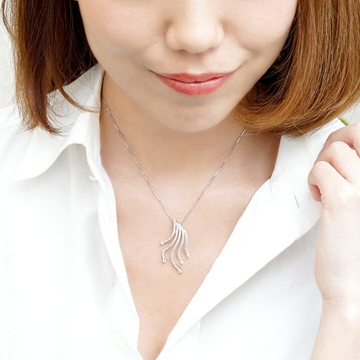楽天市場】【P10倍 お買い物マラソン】ダイヤモンド ネックレス 18k 