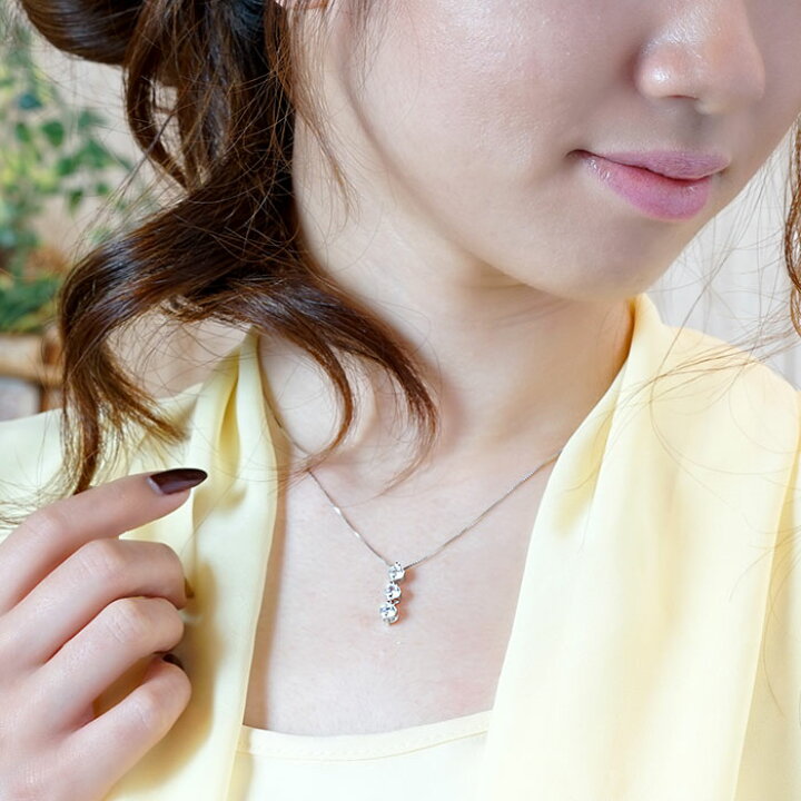 楽天市場】【P10倍 大決算セール】ダイヤモンド ネックレス 18k  