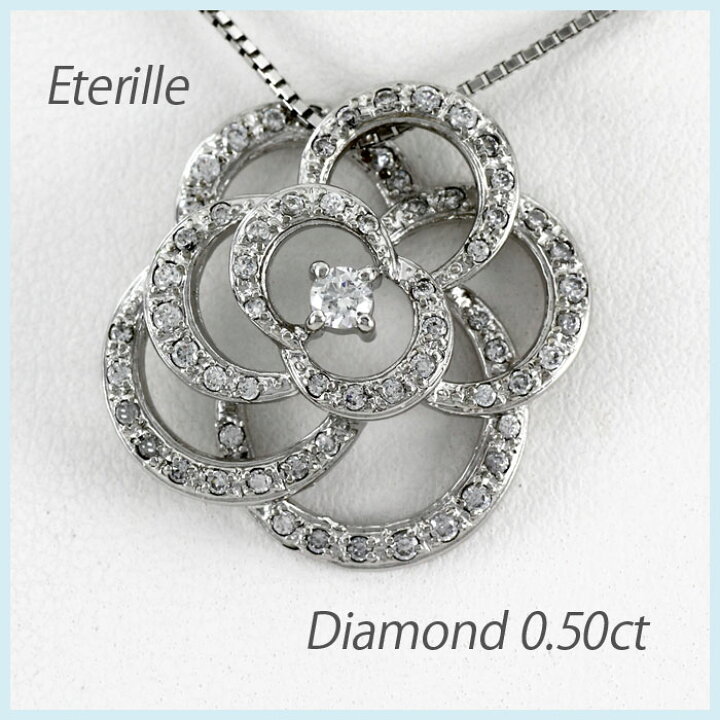 楽天市場】ダイヤモンド ネックレス 一粒 18k ペンダント  