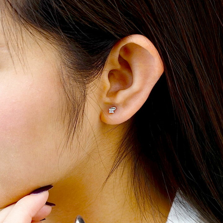 楽天市場】【10%OFF】ダイヤモンド ピアス レディース フラワー 花 