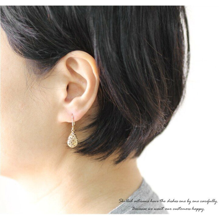 楽天市場】【10%OFF スーパーSALE】ピアス レディース フックピアス 
