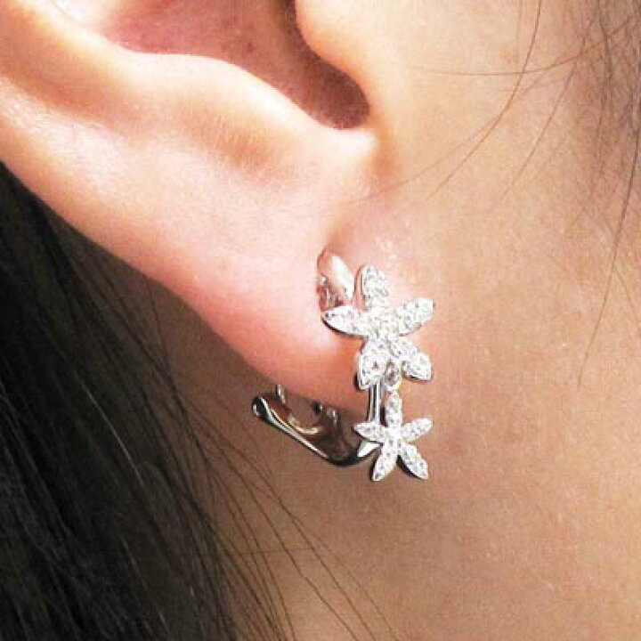 楽天市場】【10%OFF】ダイヤ イヤリング ピアス 18k 揺れる 