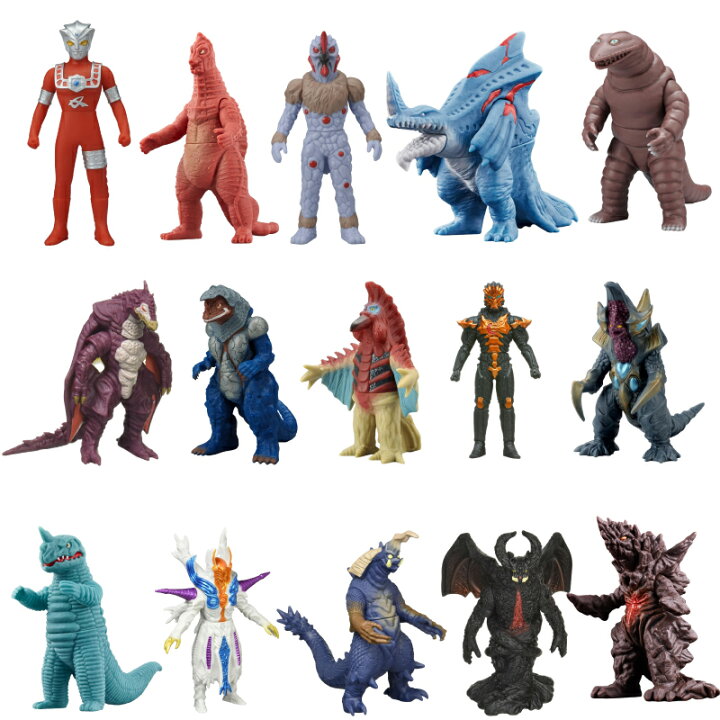 楽天市場】バンダイ【セット版売】ソフビ ウルトラマン 10点セット 