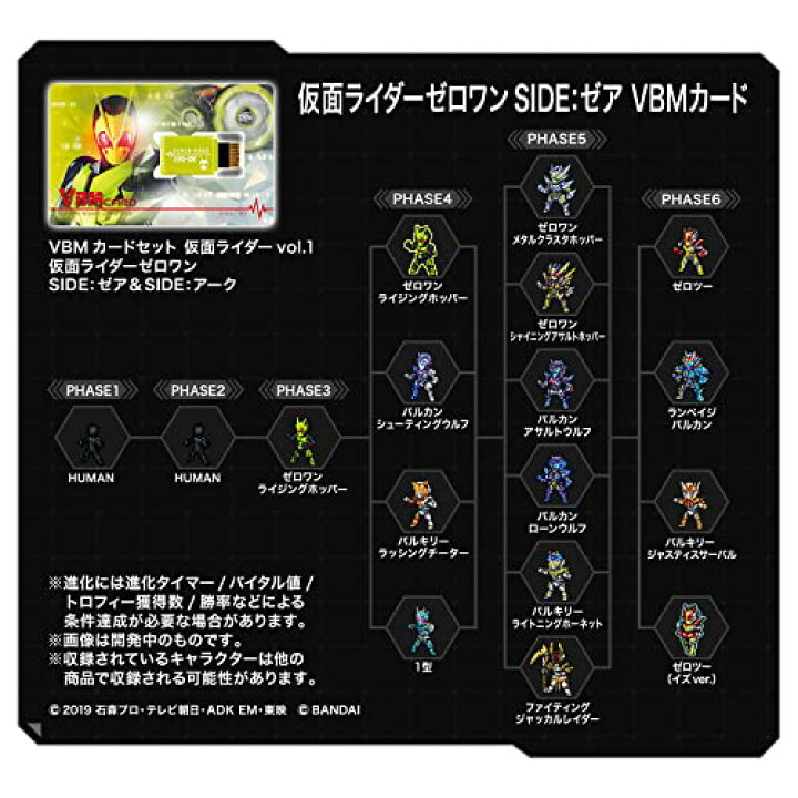 楽天市場 Vbmカードセット 仮面ライダーvol 1 仮面ライダーゼロワンside ゼア Side アーク Eternal Place