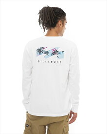 BILLABONG ビラボン ARCH WAVE ロングスリーブ WHT (ホワイト) 春夏新作 メンズファッション ロンT 長袖 クルーネック ストリート サーフ シンプル ロゴ カジュアル プリント BANKS TCSS