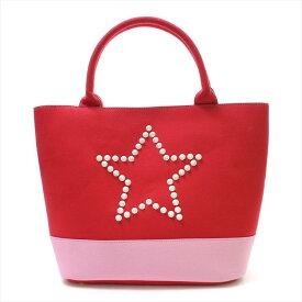 【50%OFF/値下げ価格】StarLean(スターリアン) スタースタッズキャンパストートバッグ RED (レッド) 送料無料 totebag CLUTCH BAG クラッチバッグ バッグ ユニセックス 星 スター トレスター muta ムータ