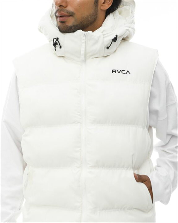 楽天市場】RVCA ルーカ PUFFER VEST WHT (ホワイト) 秋冬新作 トップス  