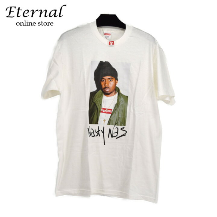 17aw シュプリーム Supreme Nas tee 白L 
