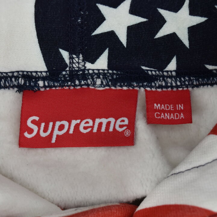 楽天市場】【中古】SUPREME Box Logo Hooded Sweatshirt 14AW 星条旗 