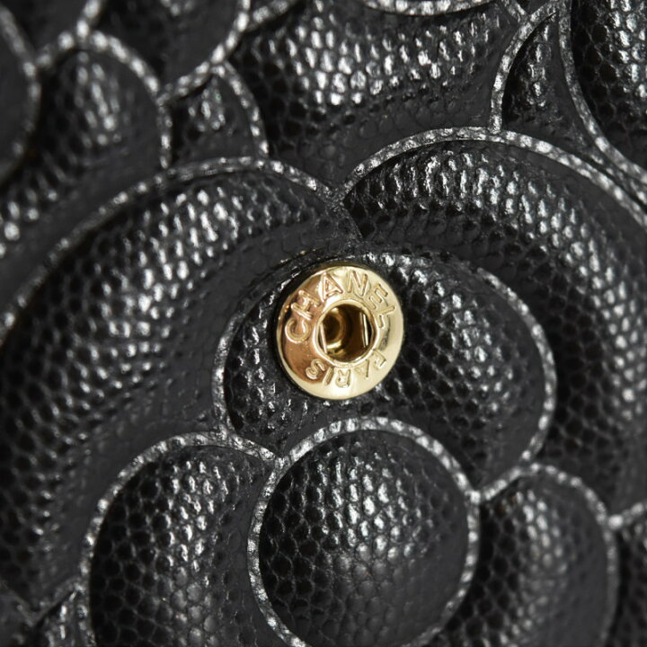 楽天市場】【中古】CHANEL シャネル カメリア 長財布 A82283 キャビア  