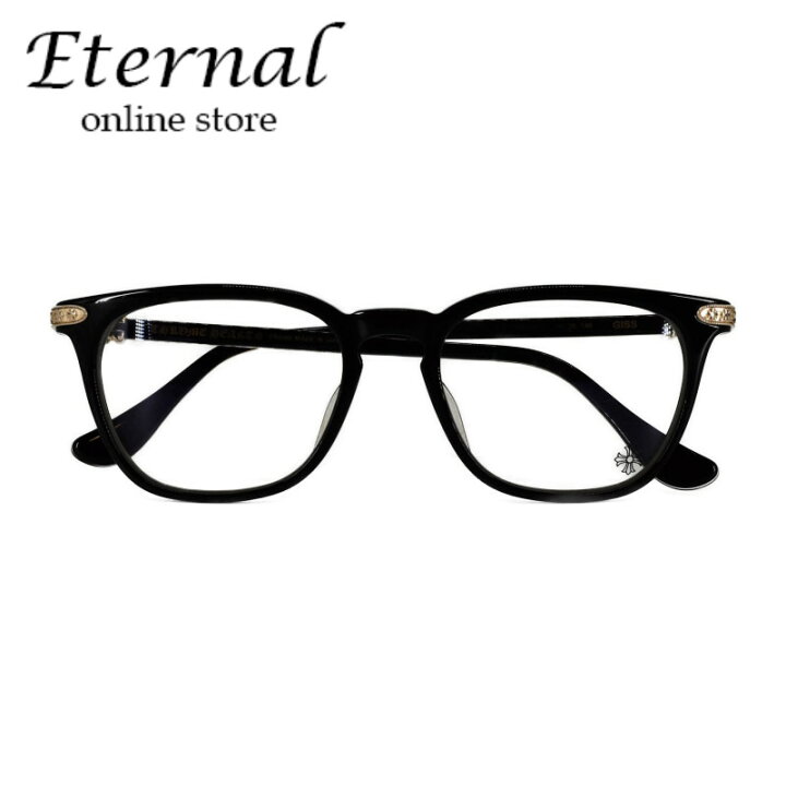 楽天市場】【中古】CHROME HEARTS クロムハーツ GISS メガネ BK-GP 54 