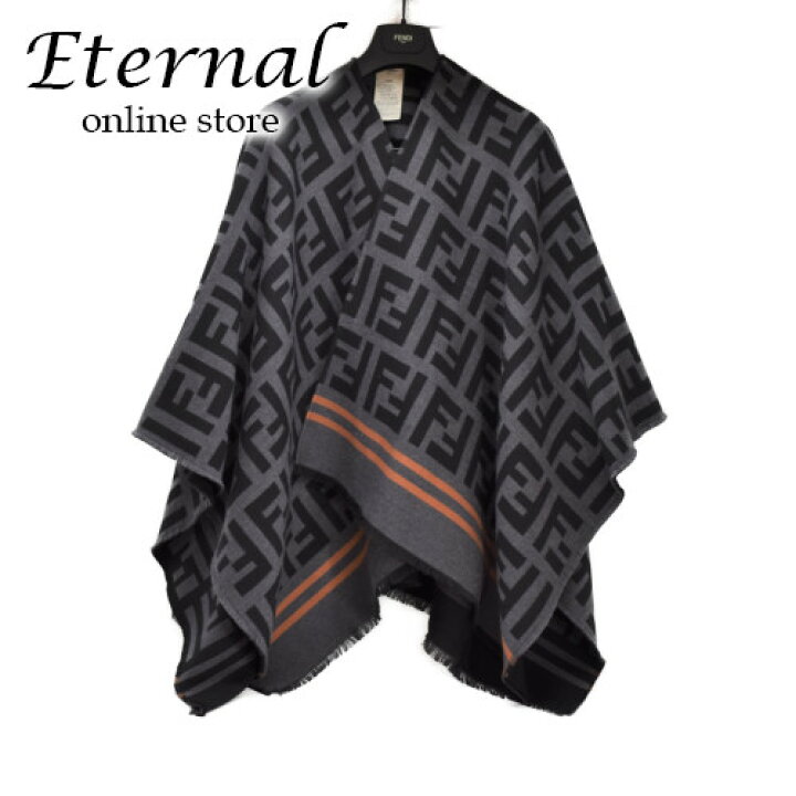 楽天市場】【中古】FENDI フェンディ ズッカ柄 ポンチョ ストール 