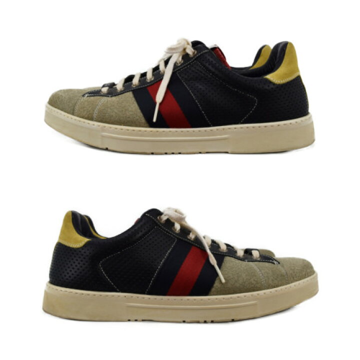 楽天市場】【中古】GUCCI グッチ ウェブストライプ 254907 スニーカー 