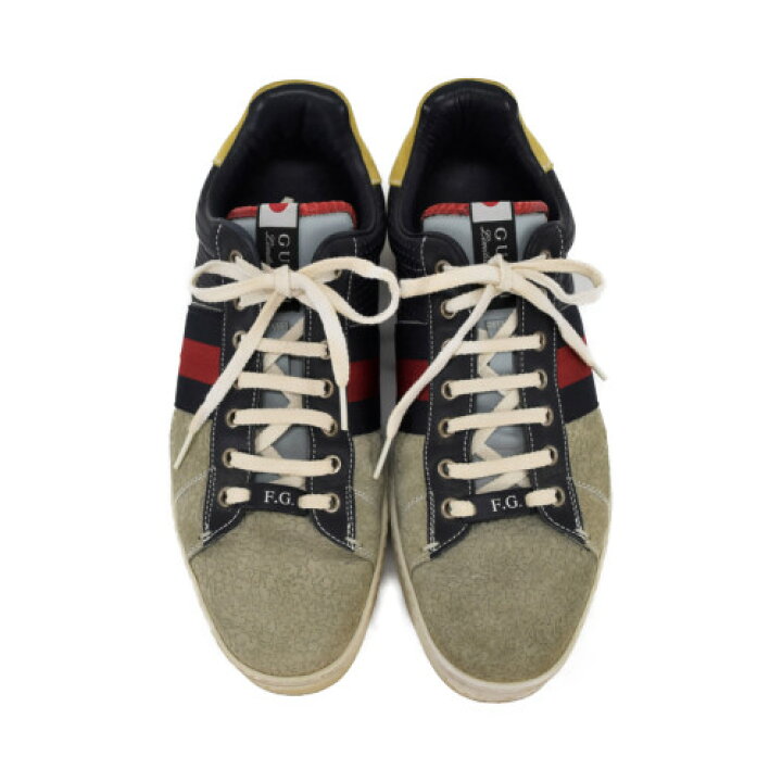 楽天市場】【中古】GUCCI グッチ ウェブストライプ 254907 スニーカー 