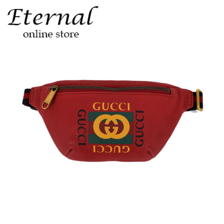 楽天市場】【新品同様】GUCCI グッチ プリント スモール ベルト 