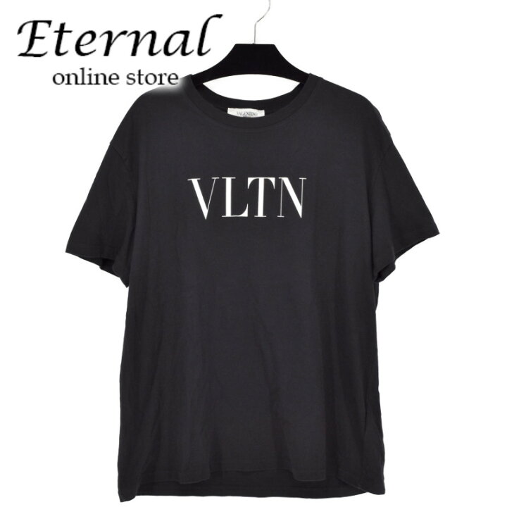 ヴァレンティノ VALENTINO VLTNロゴTシャツ メンズ【中古】 
