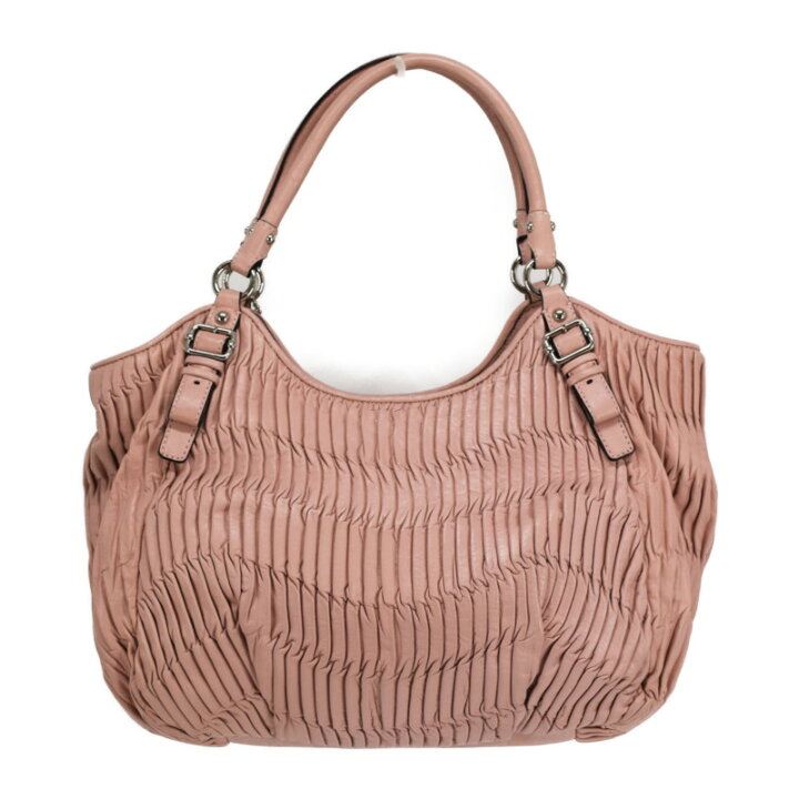 楽天市場】【中古】COACH コーチ マディソン ギャザード レザー 