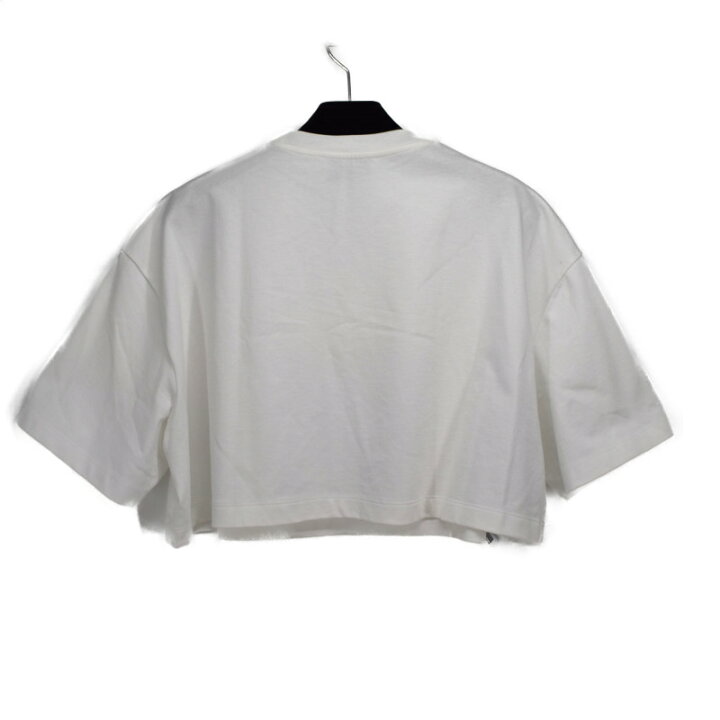 楽天市場】【新品同様】PRADA プラダ クロップド丈 Tシャツ ロゴ 