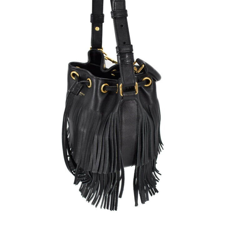 楽天市場】【中古】SAINT LAURENT サンローラン エマニュエル バケット 