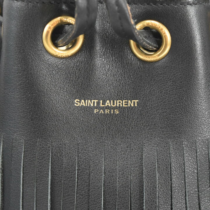 楽天市場】【中古】SAINT LAURENT サンローラン エマニュエル バケット 