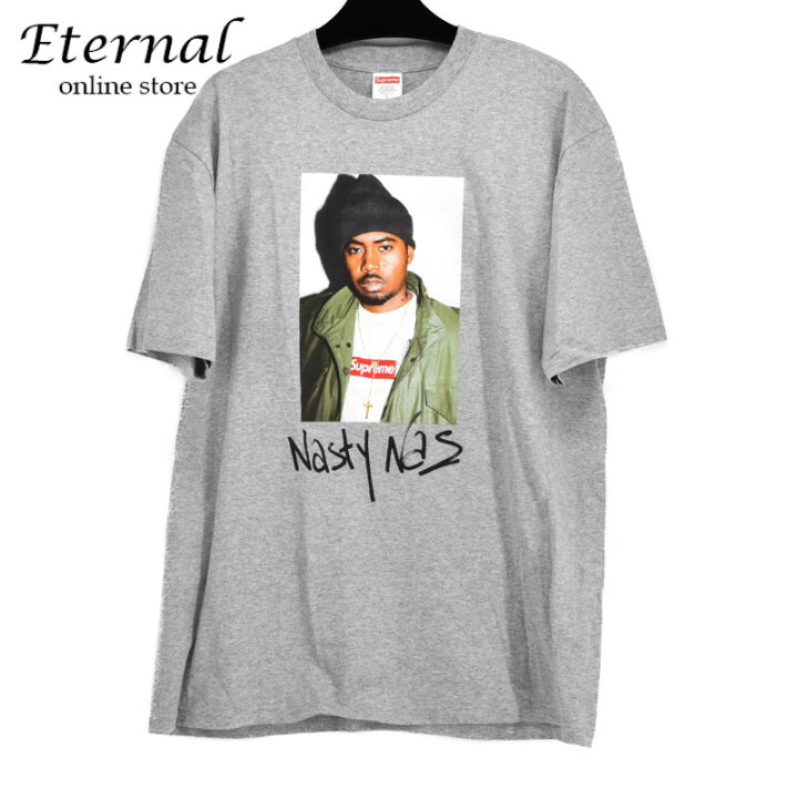 楽天市場】【新品同様】SUPREME 17AW Nasty Nas Tee ナズ フォト 
