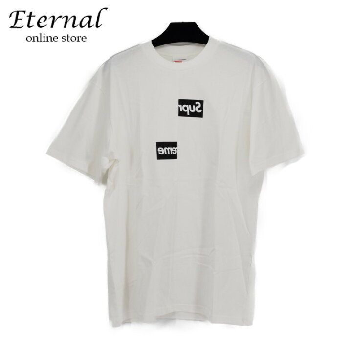 supreme comme des garcons Tシャツ Mサイズ 白