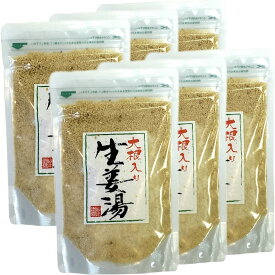 大根生姜湯 300g 【自宅用】 【高知県産生姜】 巣鴨のお茶屋さん 山年園 【6袋セット】
