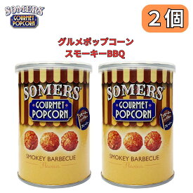 グルメポップコーン スモーキーバーベキュー BBQ フレーバー サマーズ Somers Gourmet Popcorn 30g 日本初上陸 2個セット
