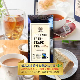オーガニック アールグレイ 紅茶 フェアトレード 2g*25包 TB ティーバック 有機JAS ノヴァ NOVA