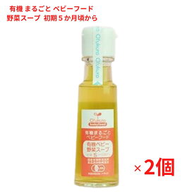 有機 まるごと ベビーフード 野菜スープ 100g 【2個セット】 【初期 5ヵ月頃から】 (国産 有機素材 天然素材 使用) (食品添加物 無添加 オーガニック 離乳食)