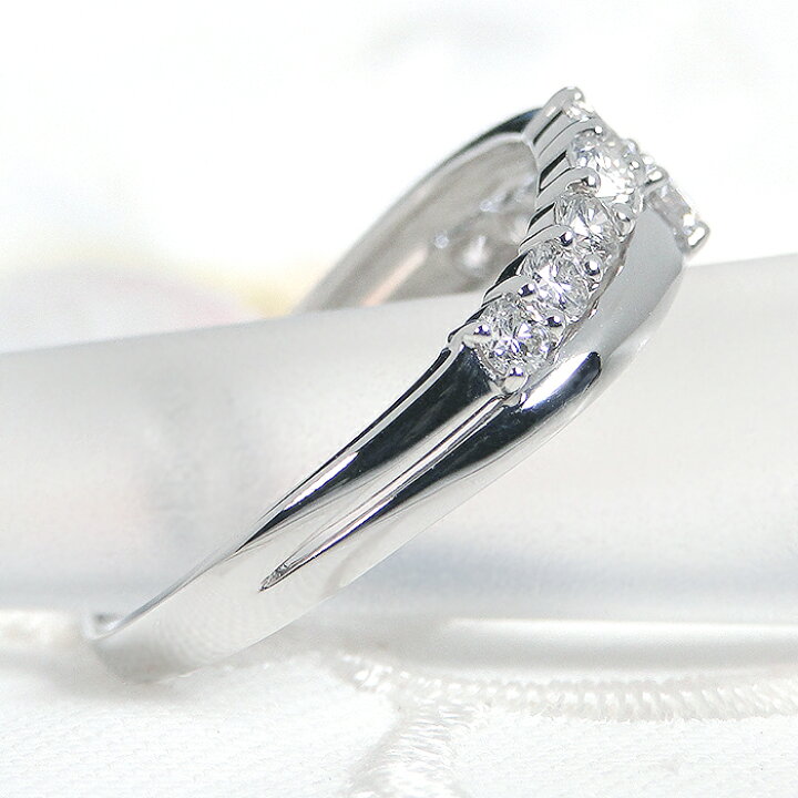 楽天市場】Pt950【0.50ct】テン ダイヤモンド リング送料無料 代引 