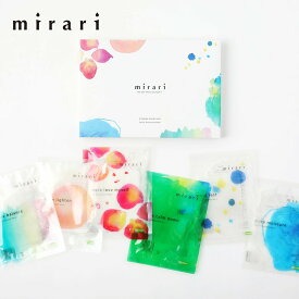 mirari（ミラリ）6種類ミラリセット | フェイスパック フェイスマスク 高保湿 潤い ビーガン ヴィーガン プレゼント ギフト 6 types mirari set Facial Treatment Mask 母の日