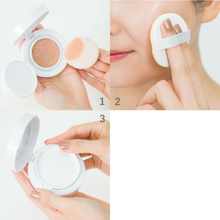 オンリーミネラル(ONLY MINERALS) ミネラルクッションBB パフ+2枚セット オークル ツヤ うるおい 毛穴 薬用 リンクルホワイト クッションBB | ミネラルファンデーション『オンリーミネラル』公式サイト | ヤーマン株式会社